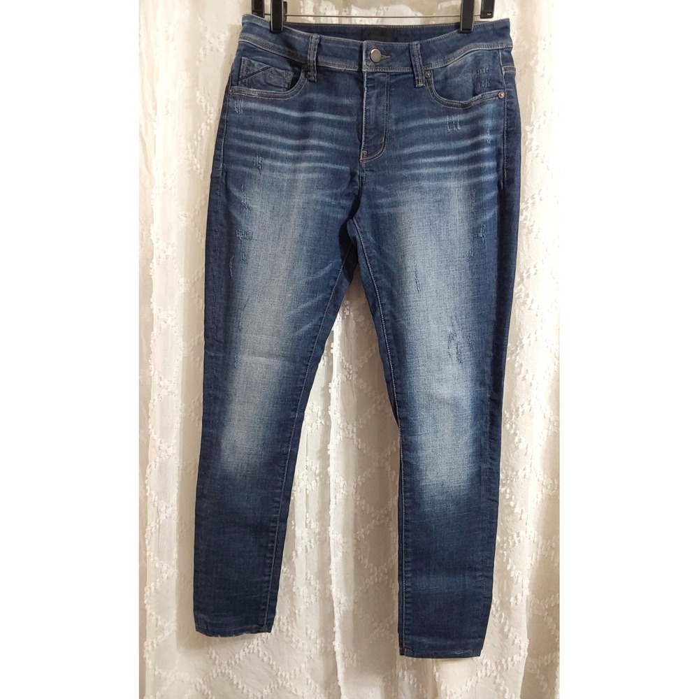 Buckle Black Fit No. 76 Skinny Jeans Mens 29x34 Dark Wash Stretch Denim
